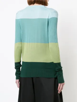 colour-block fitted sweater展示图