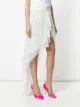Alexandre Vauthier asymmetric spotted ruffled skirt
