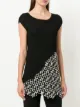 Chanel Pre-Owned sheer cubic panel blouse