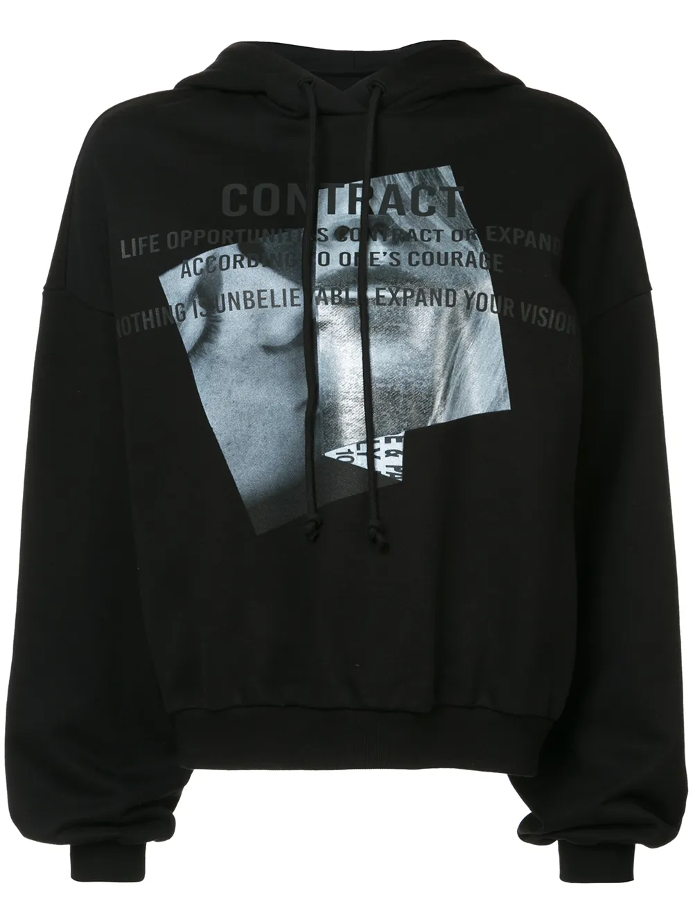 Juun.J Contract hoodie - Nero