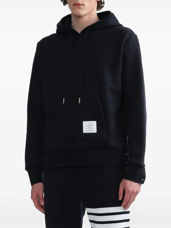 Thom Browne RWB Stripe Loopback Hoodie | Blue | FARFETCH