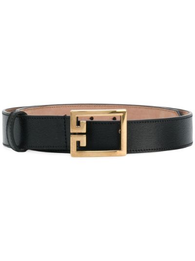 givenchy logo buckle belt