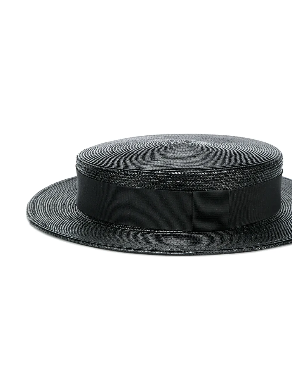 Saint Laurent geweven boaterhoed - Zwart