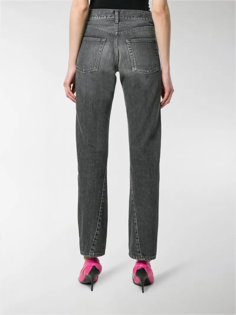 Balenciaga twisted leg jeans black | MODES