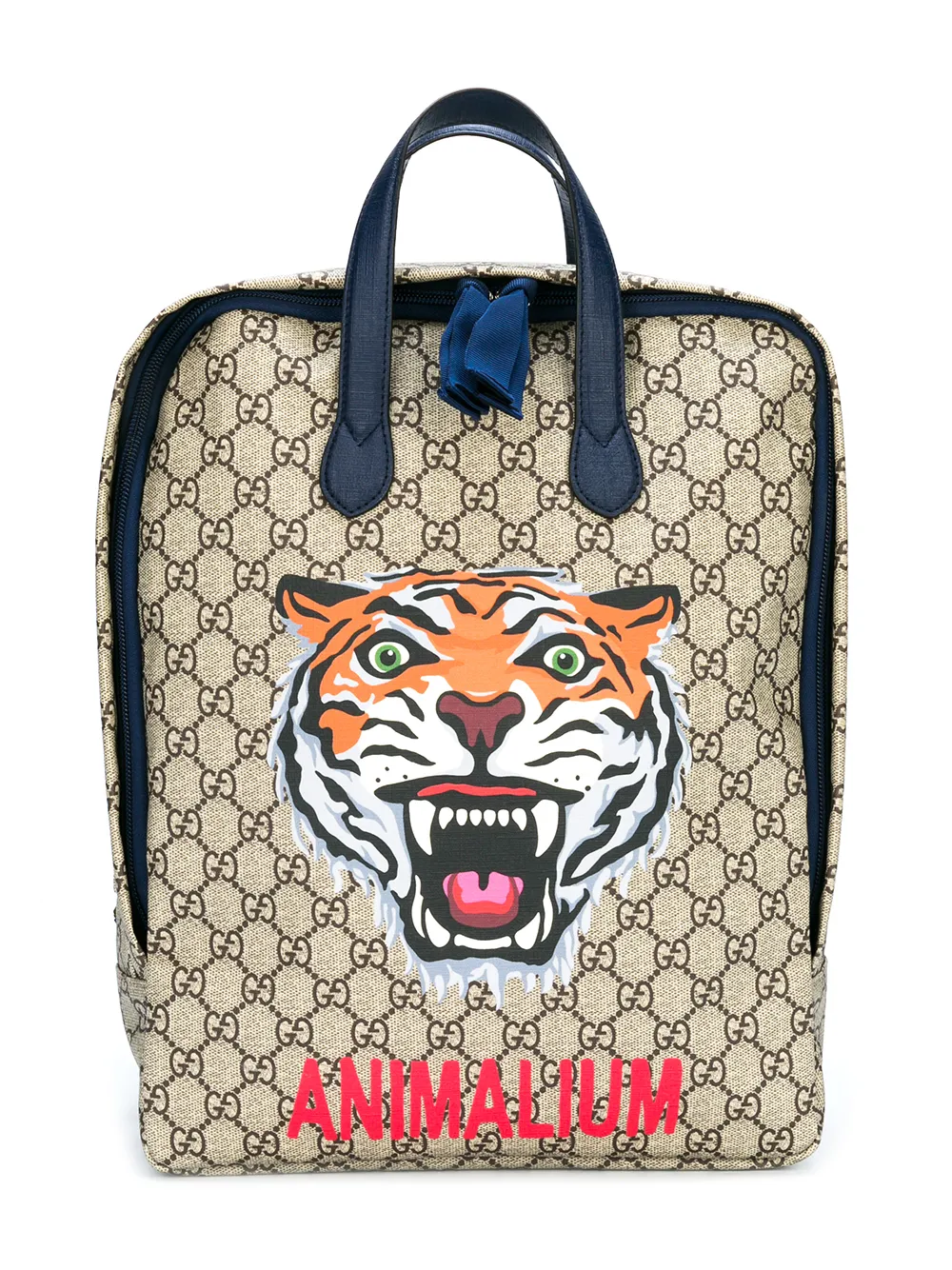 gucci tiger print backpack
