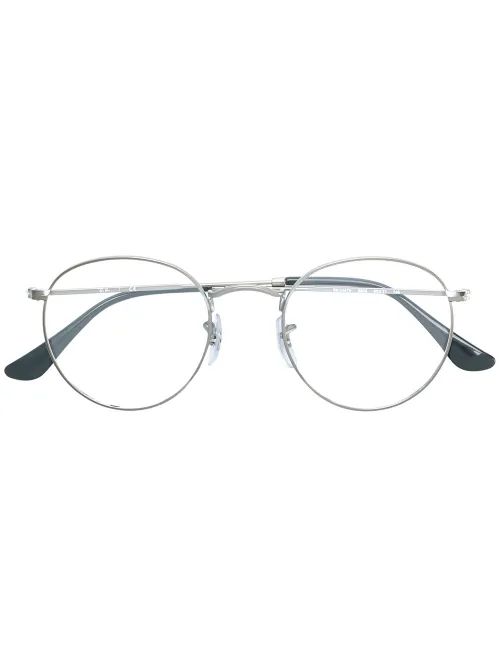 Ray-Ban round metal glasses - Noir - Ray-Ban - Modalova