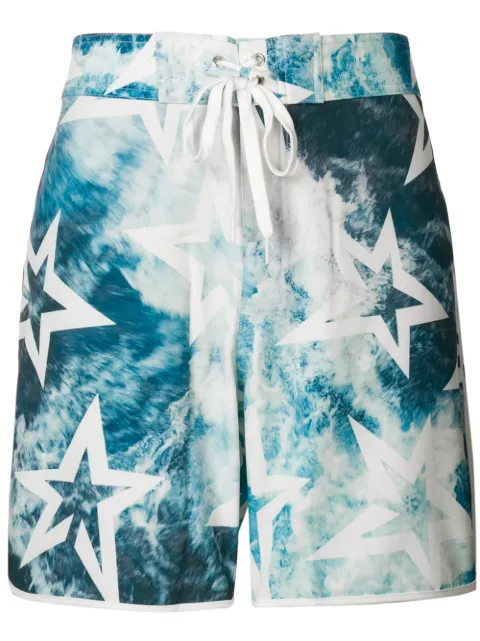 Perfect Moment Super Mojo ocean print swim shorts