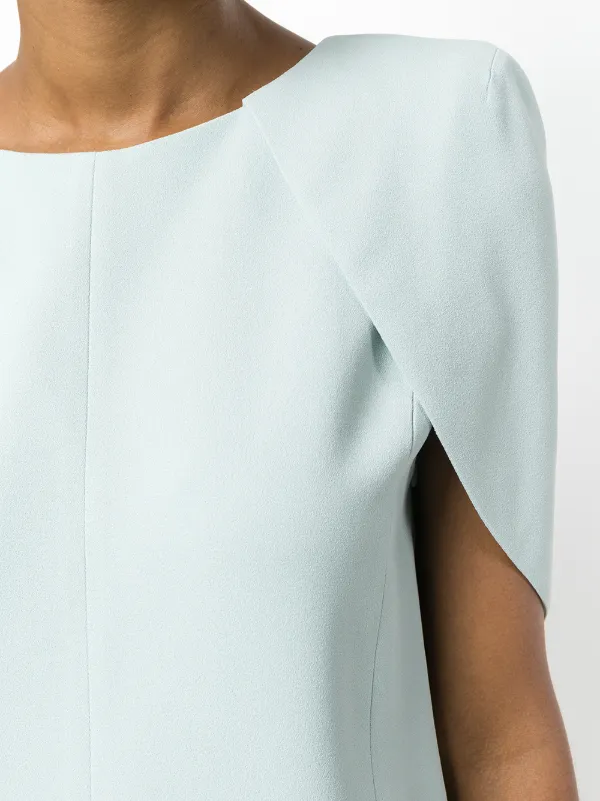 shift dress with cape