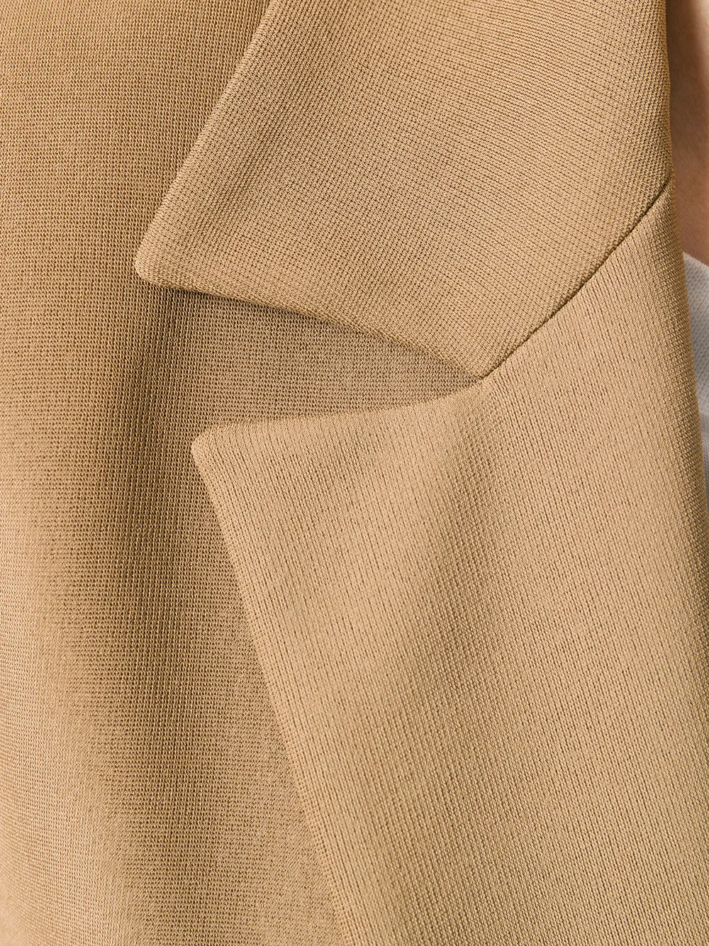 Alberta Ferretti ongevoerde blazer Bruin