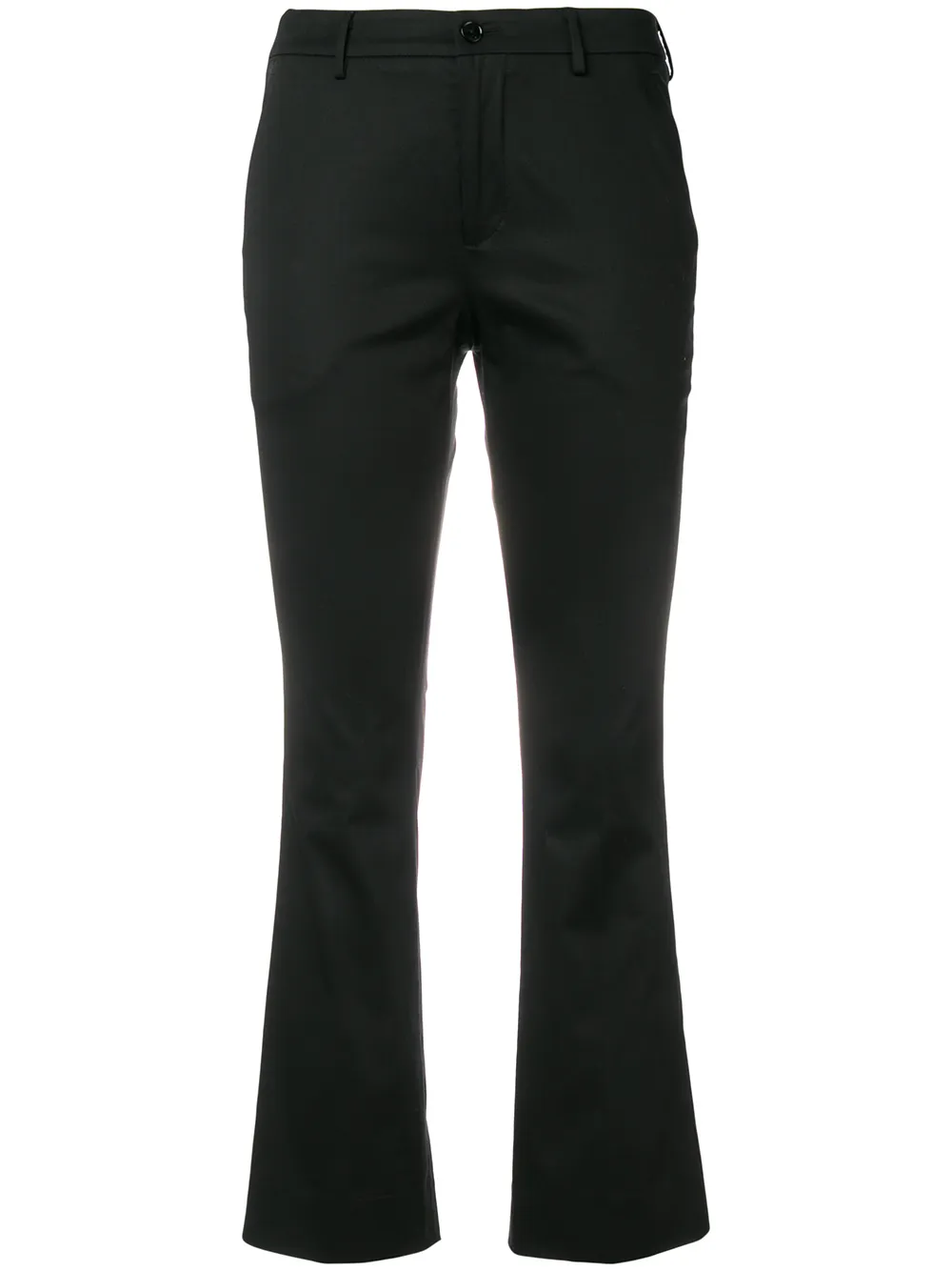PT Torino cropped slim-fit trousers Zwart