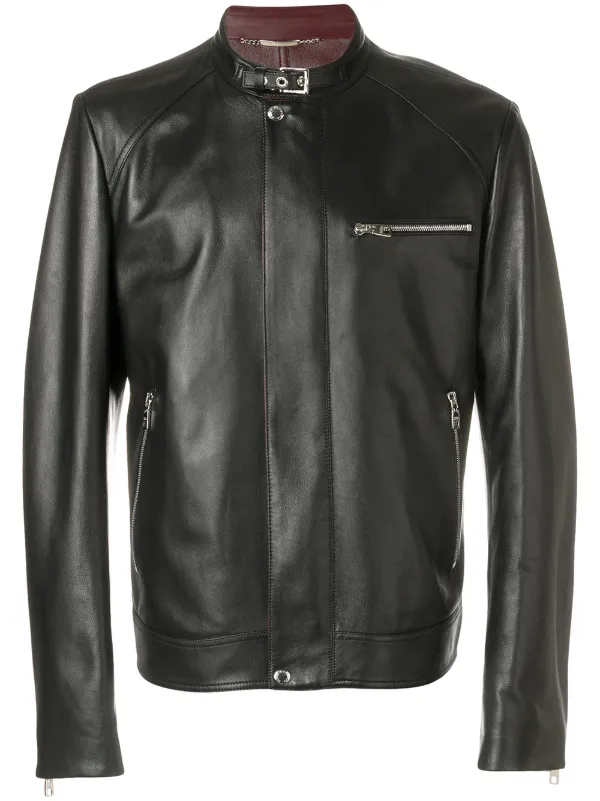 Dolce Gabbana Buckle Collar Leather Jacket 5 035 Dolce Gabbana Buckle Collar Leather Jacket