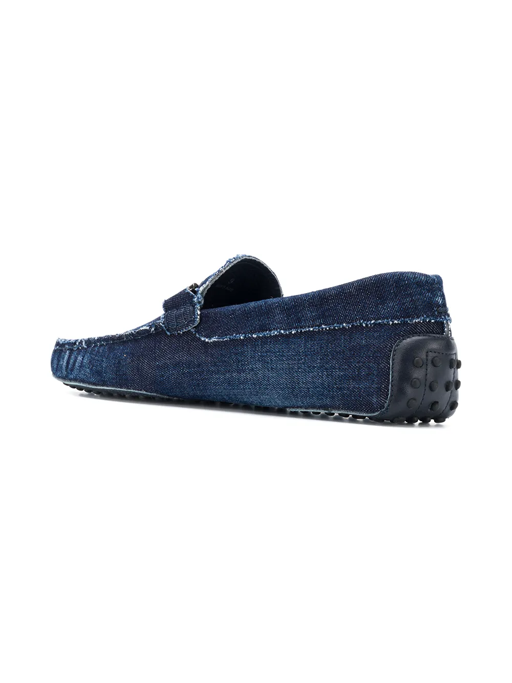 Tod's Double T denim loafers Blauw