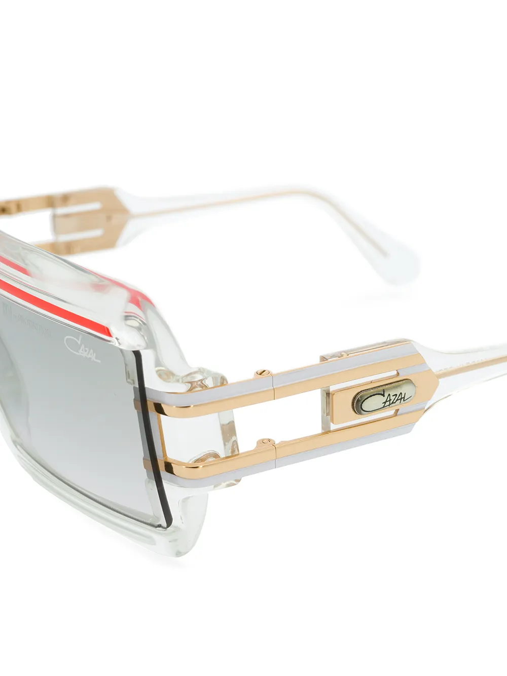 Cazal oversize rectangular sunglasses Wit
