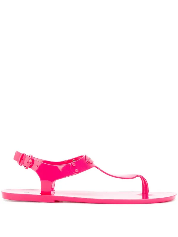 michael kors pink jelly sandals