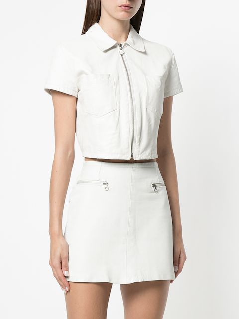 versace two piece skirt set