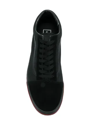 vans unisex old skool washed black vans unisex old skool washed black