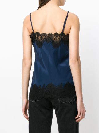 lace-trimmed camisole top展示图