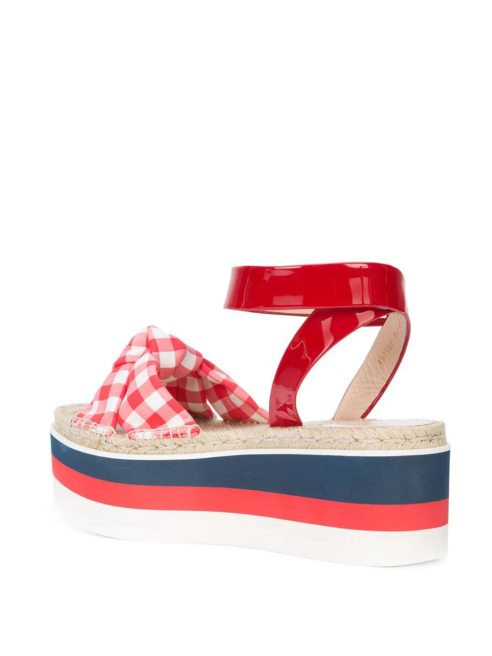 gucci stacked sandals