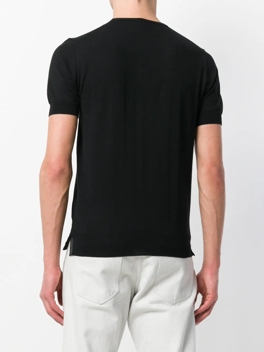 Paolo Pecora poloshirt met korte mouwen Zwart