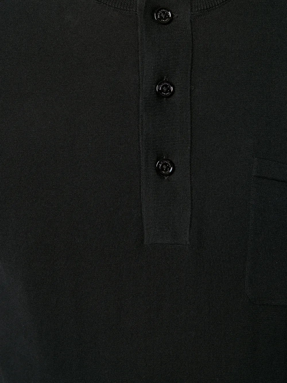 Paolo Pecora poloshirt met korte mouwen Zwart