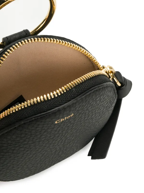 chloe round coin purse