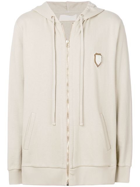 Ih Nom Uh Nit Embroidered Logo Hoodie  In Nude & Neutrals