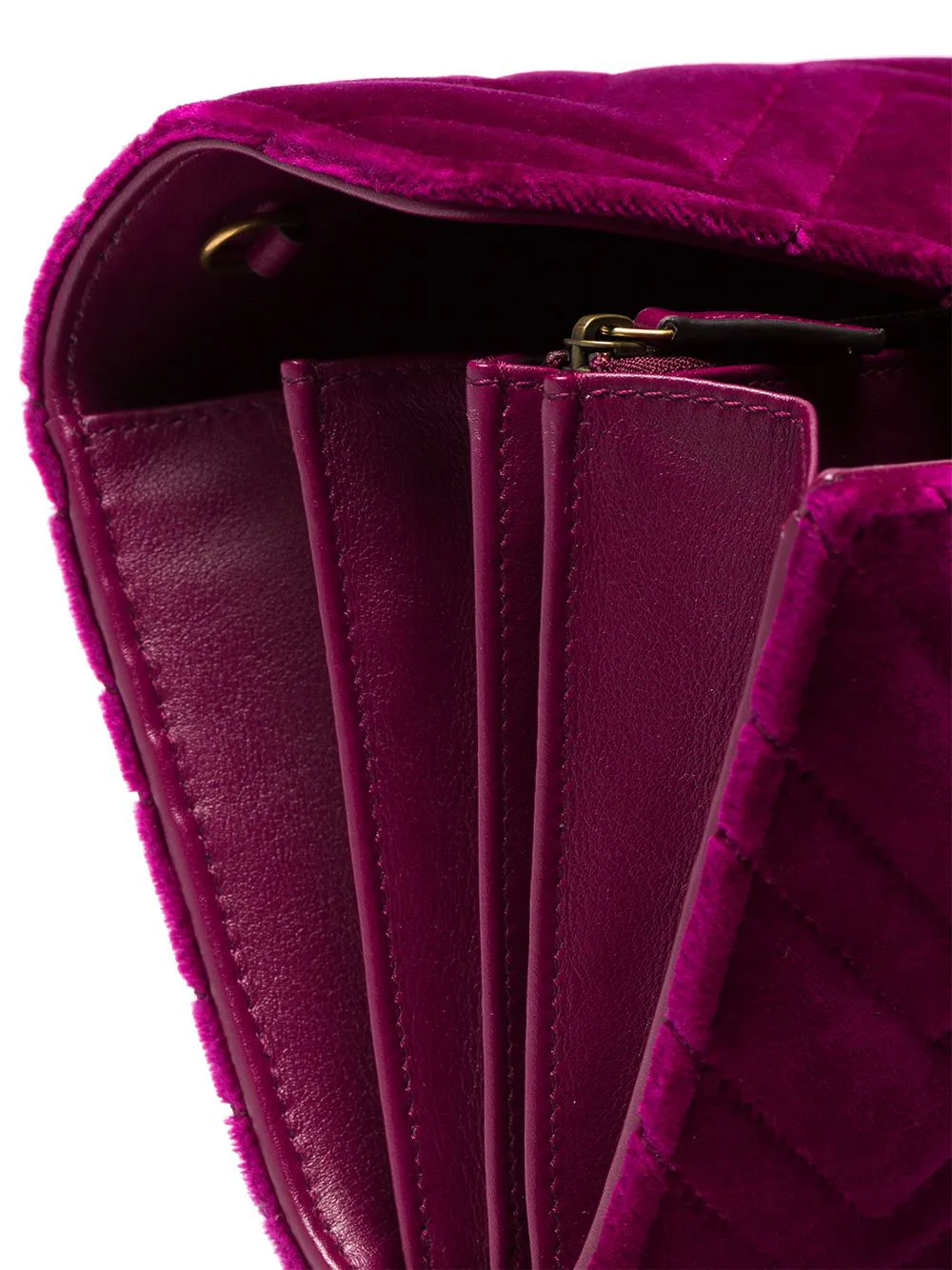 gucci marmont wallet on chain velvet