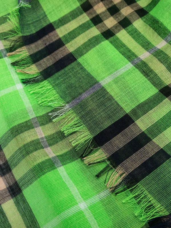 Burberry scarf kids green 2025
