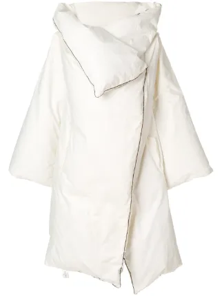 duvet coat with hood