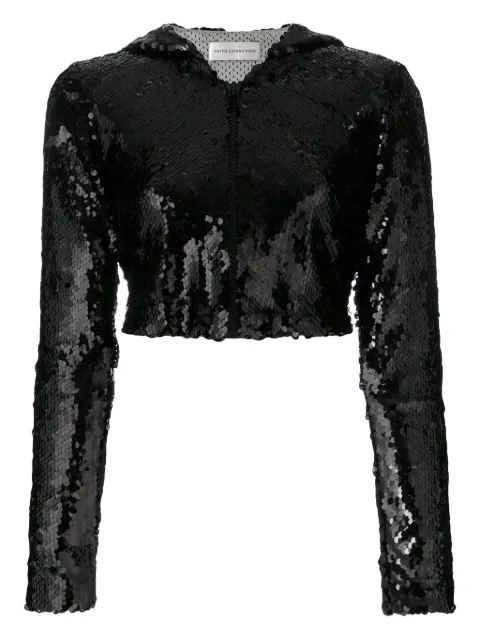 Faith Connexion cropped sequinned jacket