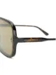 Bottega Veneta Eyewear tortoiseshell shield sunglasses