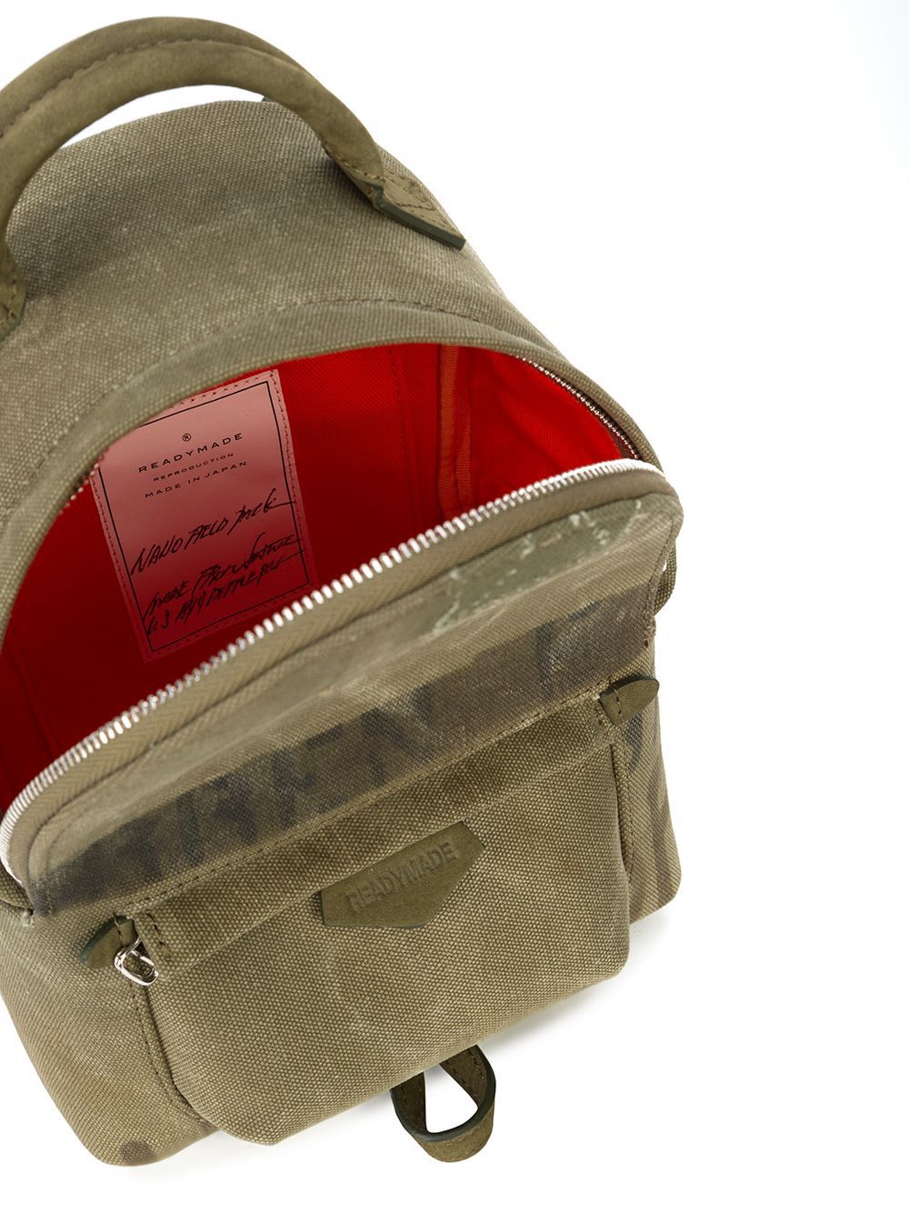 фото Readymade миниатюрный рюкзак в стиле милитари