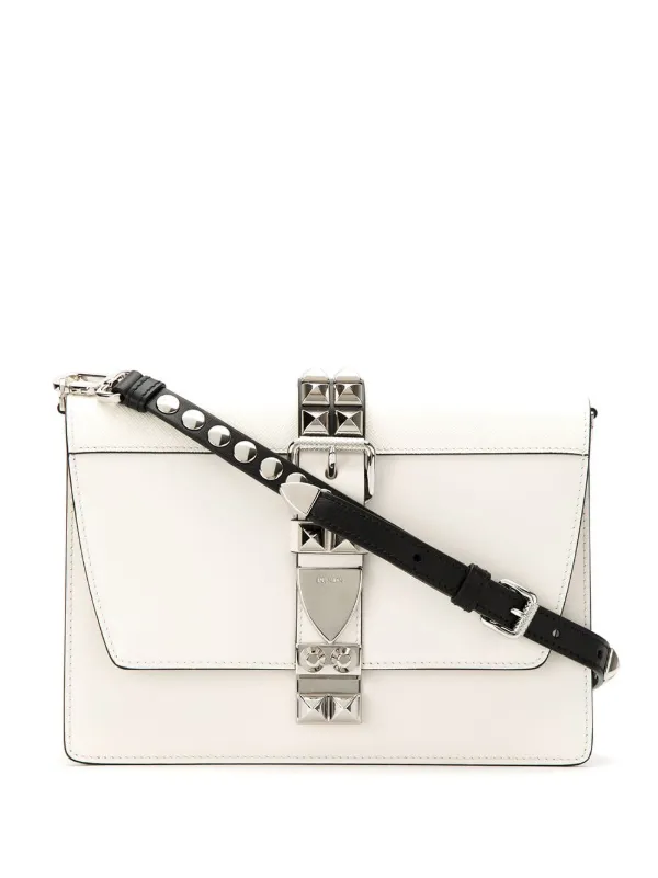 prada white crossbody bag