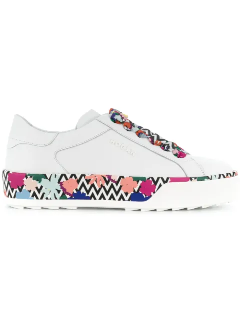 Hogan Chunky Printed Sole Sneakers