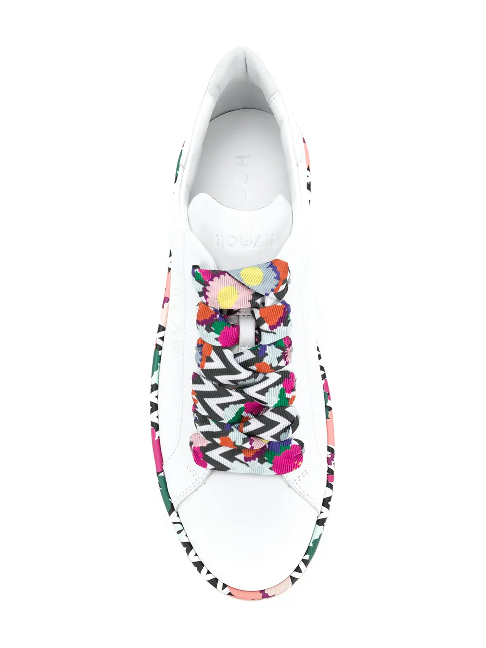 Hogan chunky printed sole sneakers White