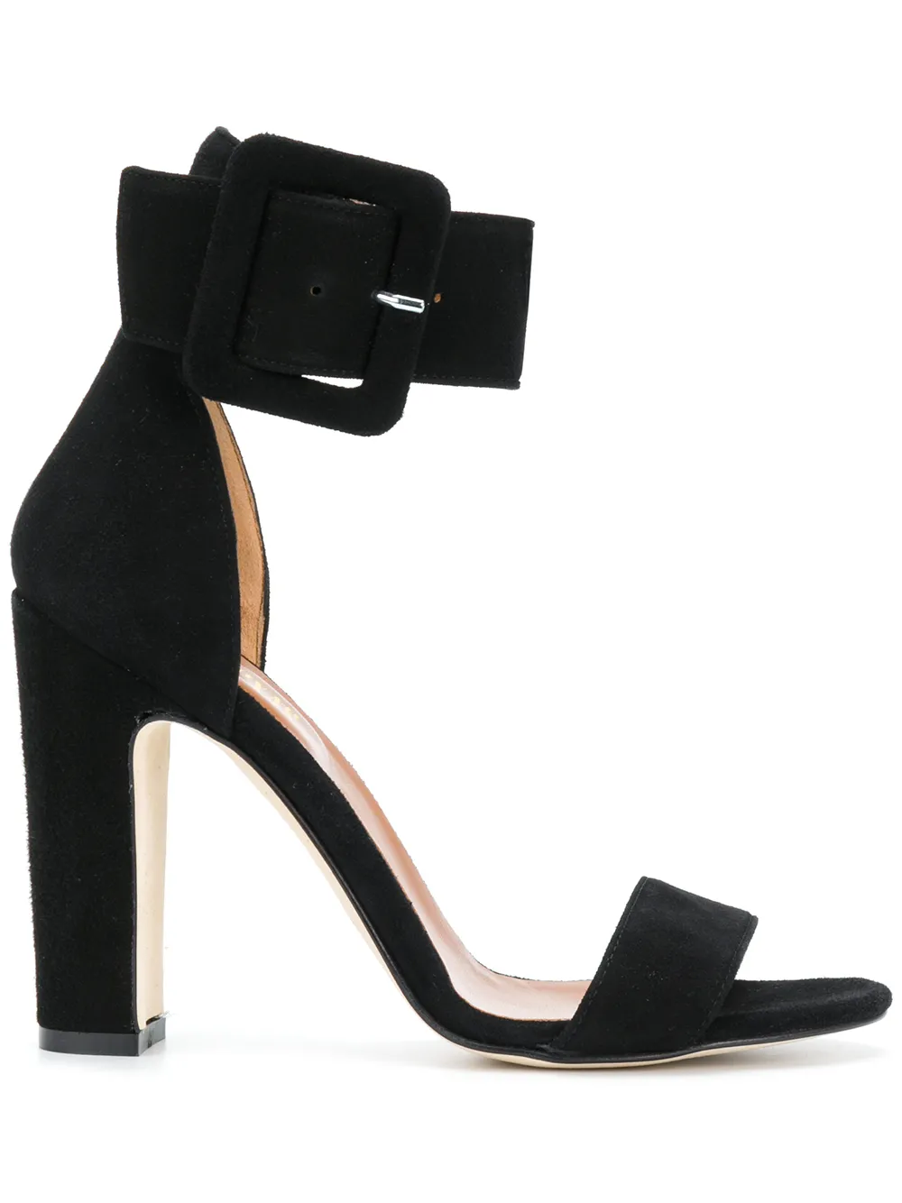 Paris Texas buckle ankle strap sandals | Black | Image 1