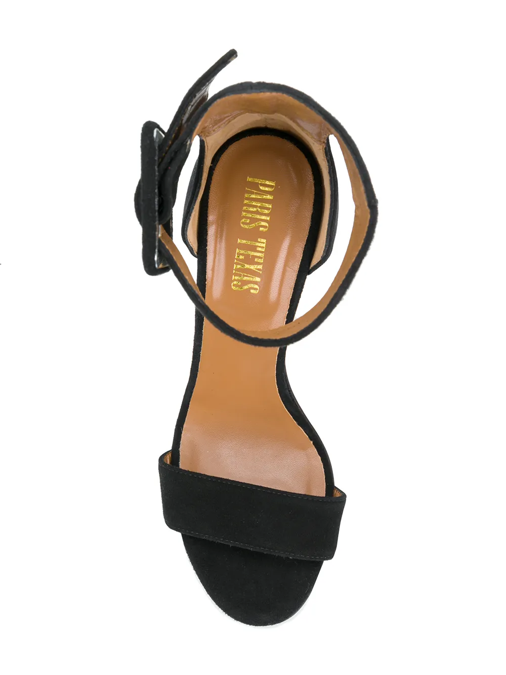 Paris Texas suede heeled sandals Black