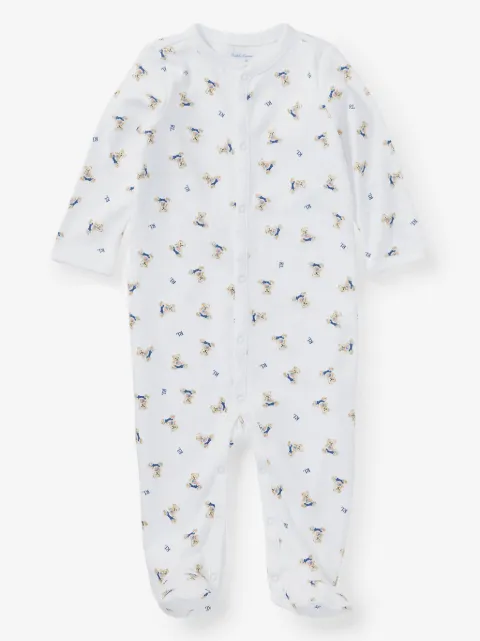 POLO RALPH LAUREN KIDS teddy bear print pajamas