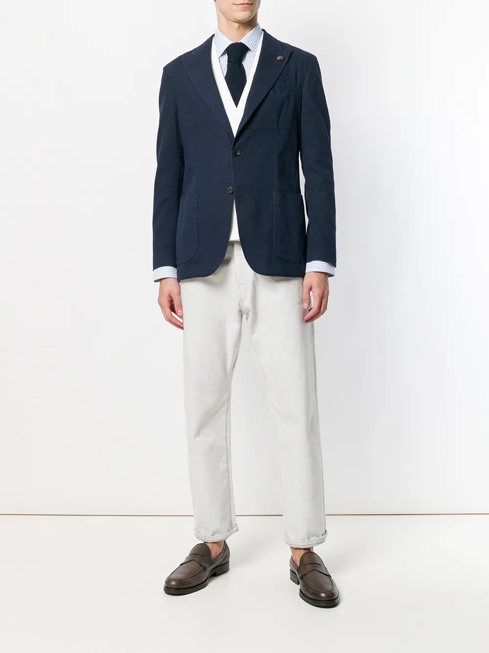 Gabriele Pasini blazer ajusté à design tissé | Blazers | Image 2