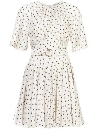 dvf polka dot dress