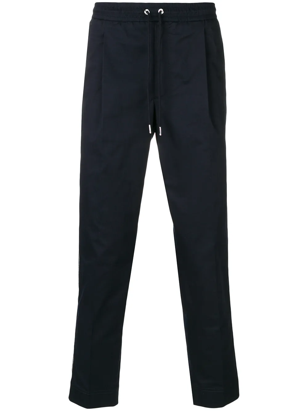 single pleat track pants