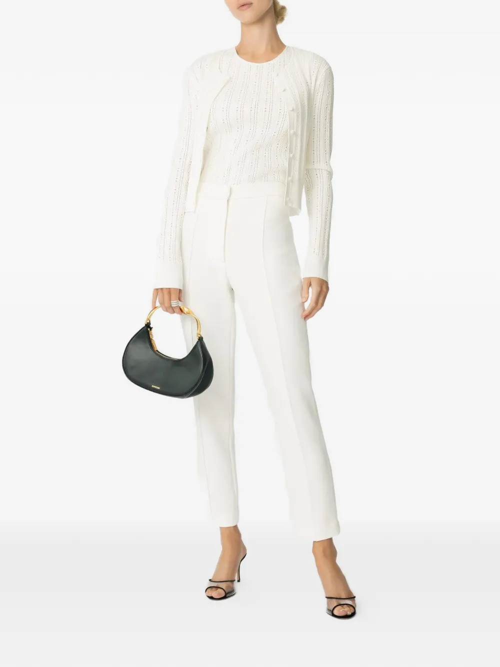 Adam Lippes cropped-length stovepipe trousers | Skinny Pants | Image 2