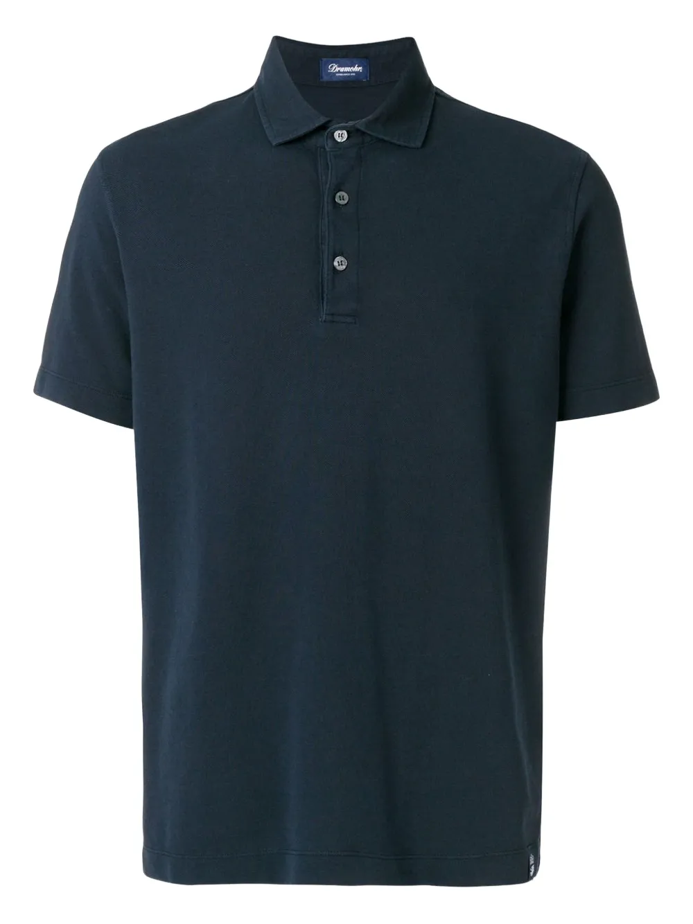 Drumohr cotton polo shirt | Blue | Image 1