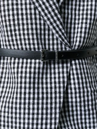 gingham belted vest展示图