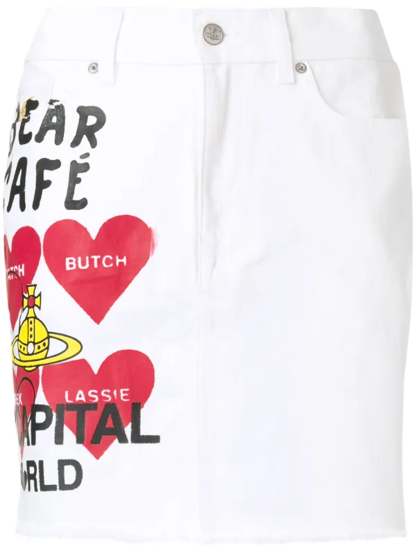 vivienne westwood denim skirt