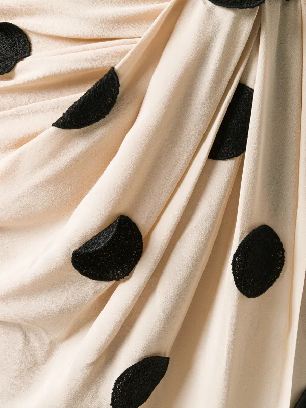 jacquemus polka dot skirt