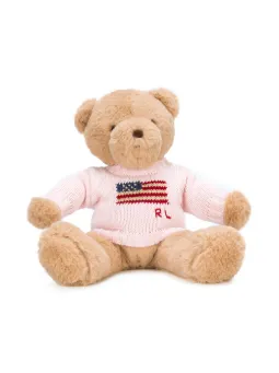 oso de peluche con jersey de punto