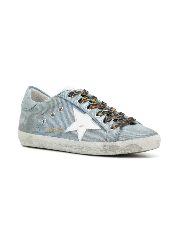 golden goose denim sneakers