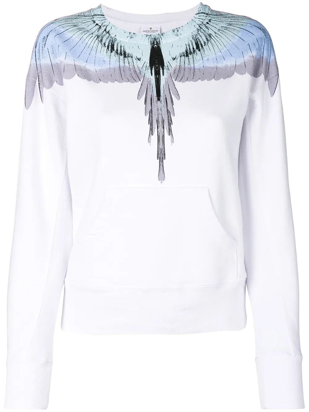 COUNTY OF MILAN Felpa 'Wings' - Bianco