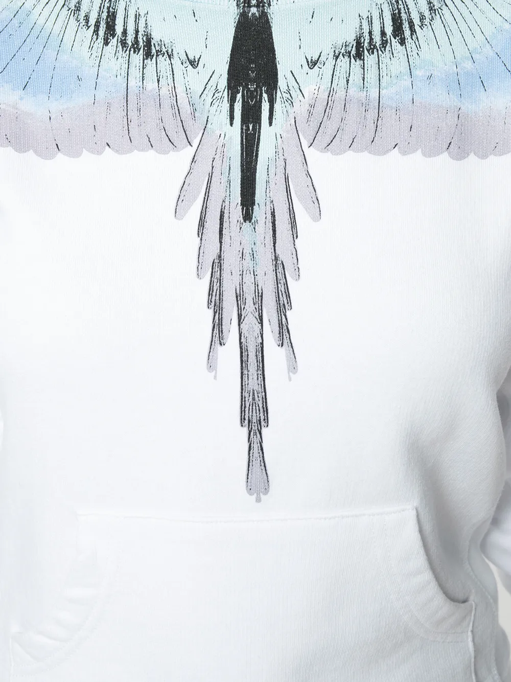 COUNTY OF MILAN Wings sweater met ronde hals Wit